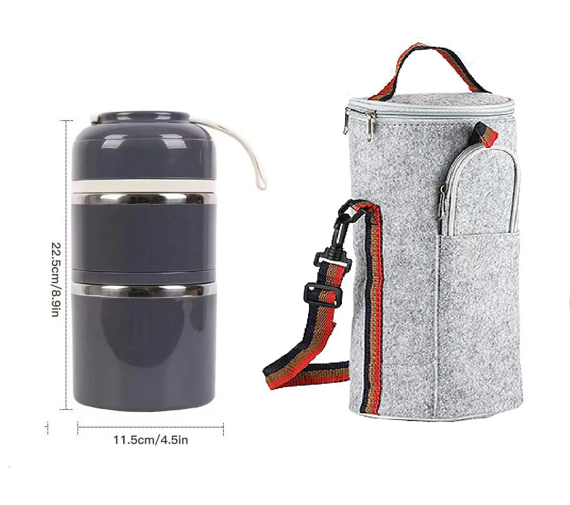 Z40 Multi-Layer Insulated Bento Lunch Box