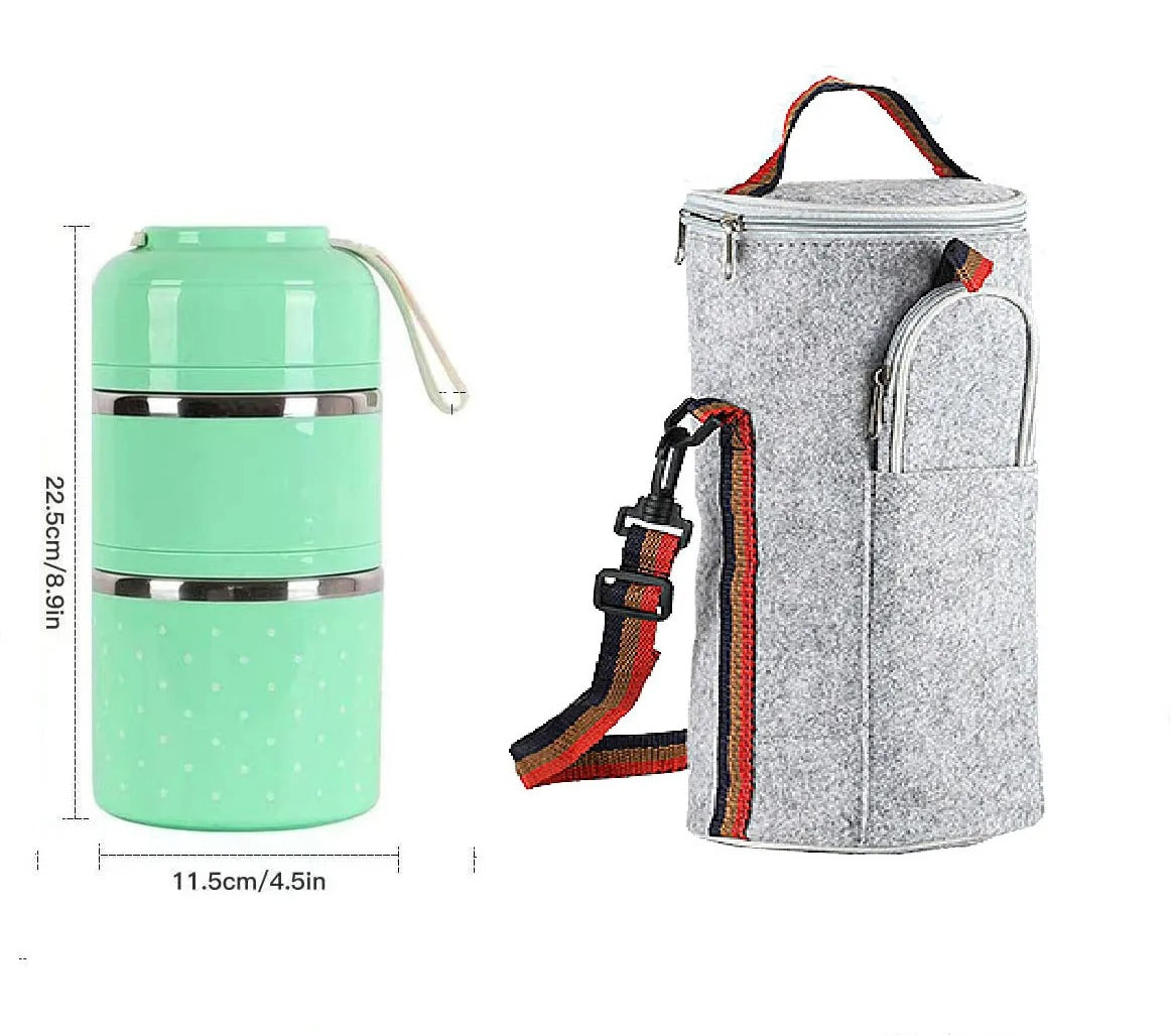 Z40 Multi-Layer Insulated Bento Lunch Box