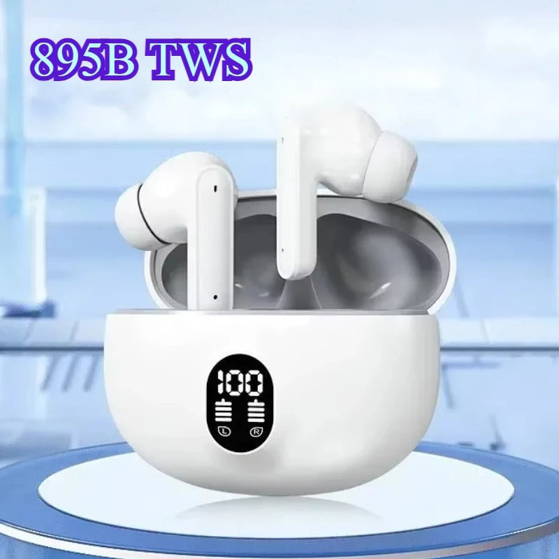 NEW Headset 895B TWS Wireless Headphones Game Bluetooth Headphones with Microphone Noise Reduction High Fidelity Bass Earphones