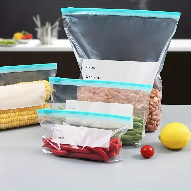 Self sealing fresh-keeping bags for food Household zipper sealed bag Suitable for refrigerator storage packaging and storage