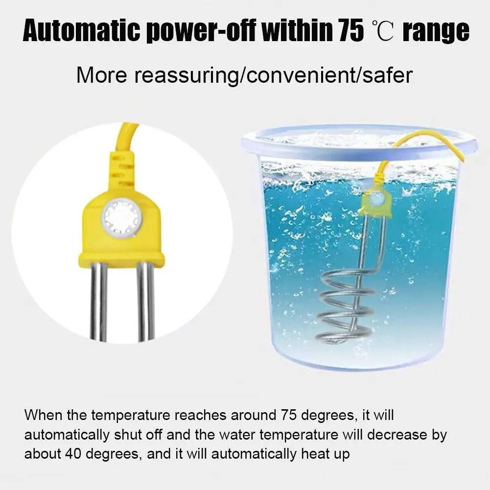 Mini 600W Electric Water Heater Instant Boiling Hot Water Milk Coffee Travel Hotel Portable Steel Heaters US Plug