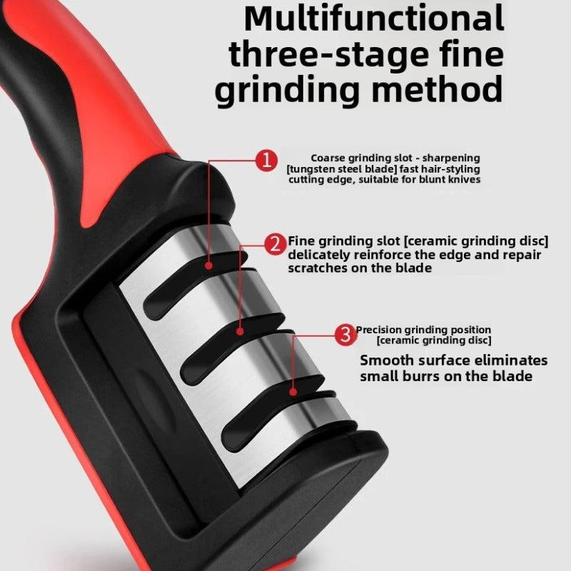 Quick whetstone creative polishing kitchen 3-stage 4-stage knife sharpener for home multifunctional