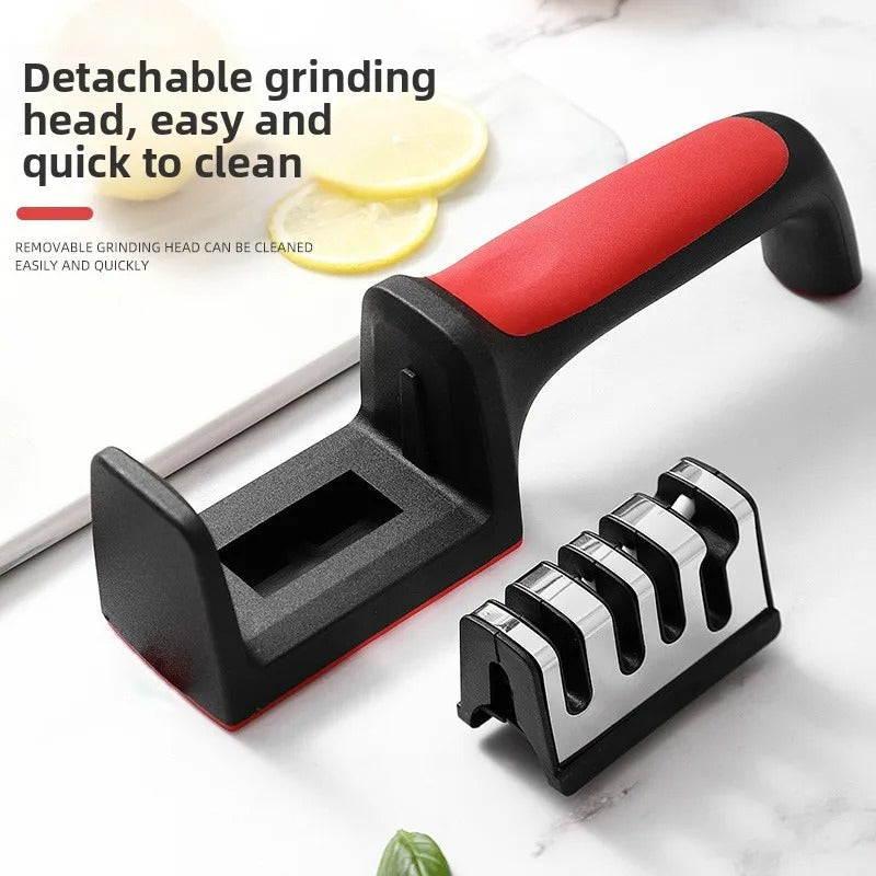 Quick whetstone creative polishing kitchen 3-stage 4-stage knife sharpener for home multifunctional