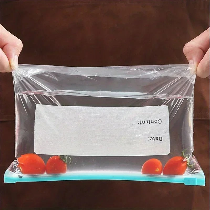 Self sealing fresh-keeping bags for food Household zipper sealed bag Suitable for refrigerator storage packaging and storage