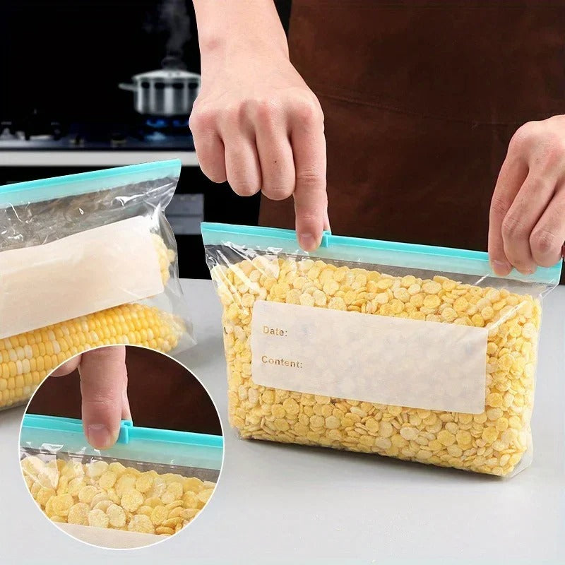 Self sealing fresh-keeping bags for food Household zipper sealed bag Suitable for refrigerator storage packaging and storage