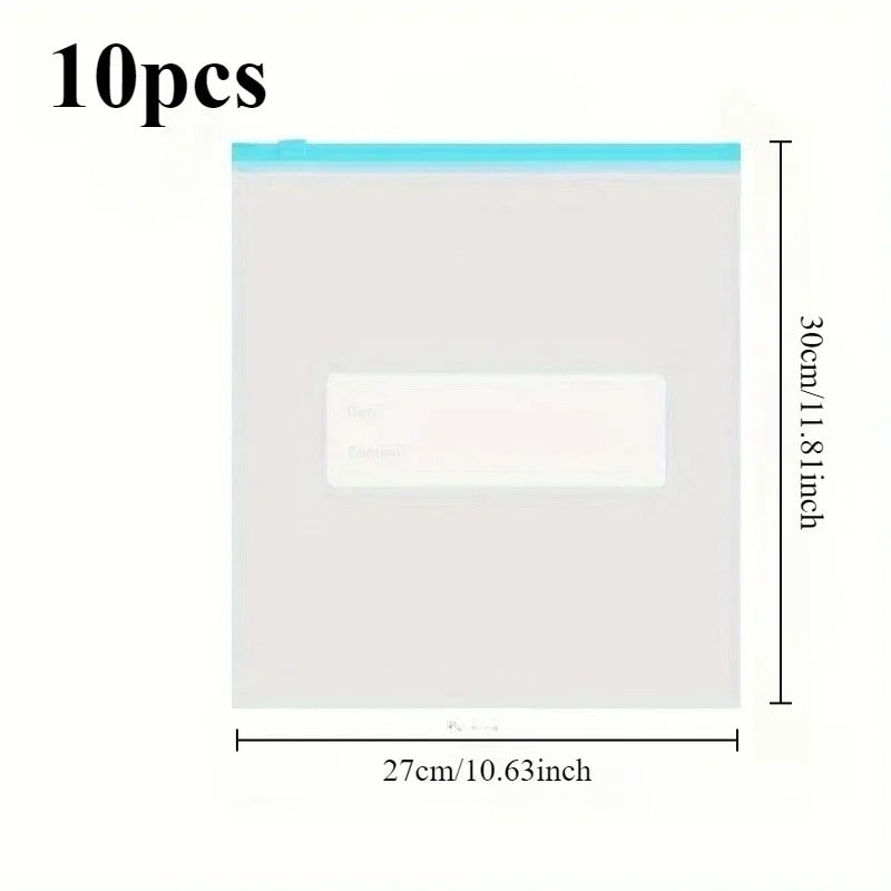 Self sealing fresh-keeping bags for food Household zipper sealed bag Suitable for refrigerator storage packaging and storage