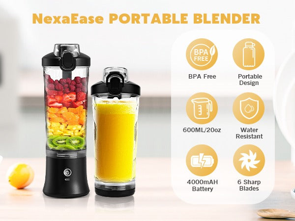 Portable Multi-Functional Fruit Juicer USB Rechargeable Blender