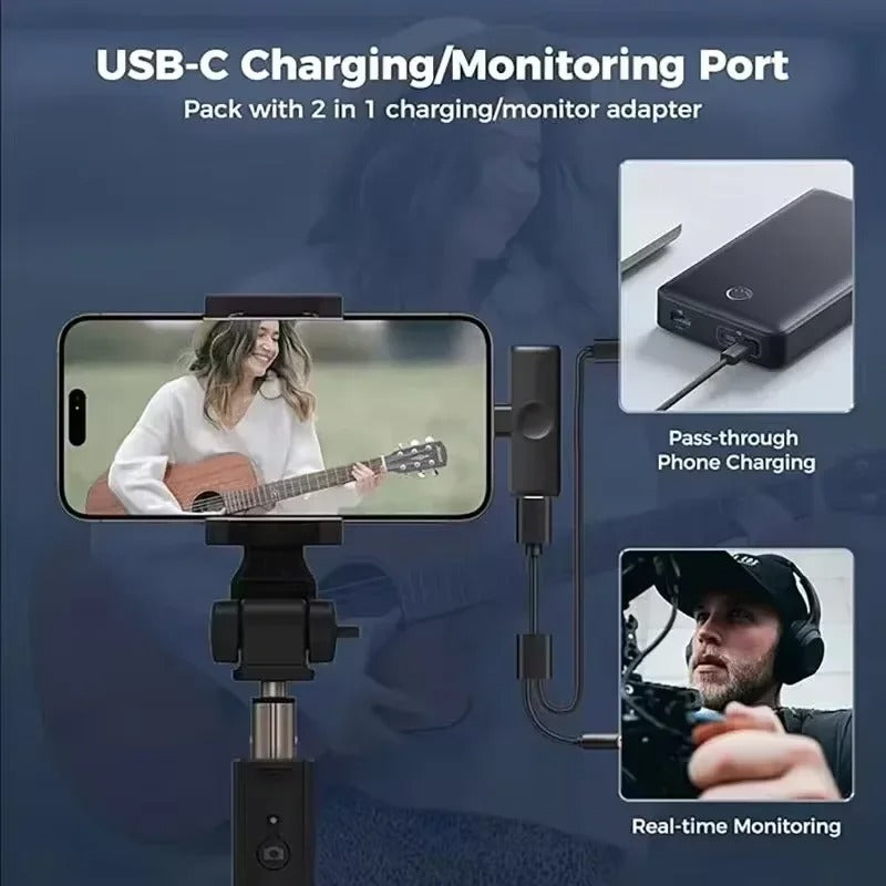 K11 Wireless Lavalier Microphone Professional for iPhone iPad Laptop Android Live Gaming Video Recording Interview Business